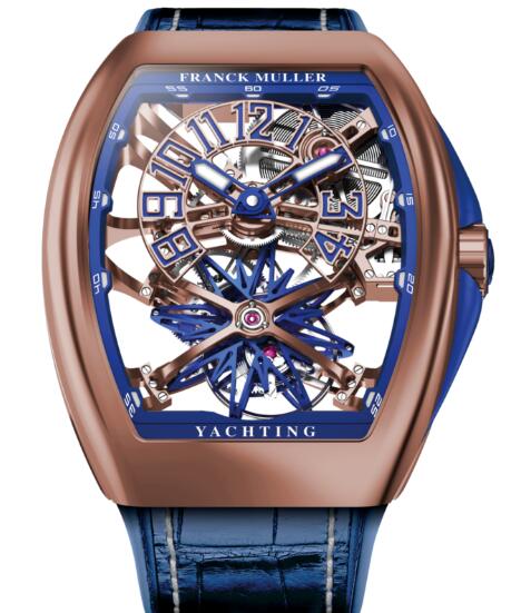 Review Franck Muller Gravity Yachting Skeleton Watches for sale Cheap Price V 45 T GR CS SQT YACHT NBR 5N